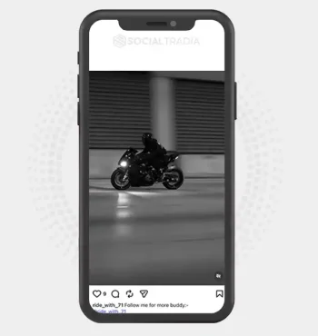 buy Instagram account ride_with_71 (2.2k Followers)