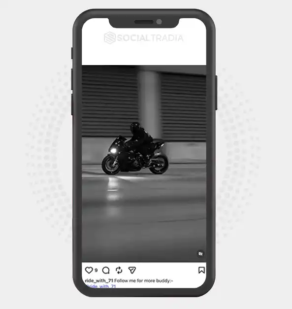 buy Instagram account ride_with_71 (2.2k Followers)