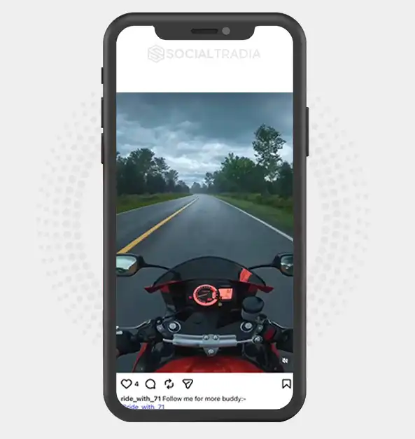 buy Instagram account ride_with_71 (2.2k Followers)