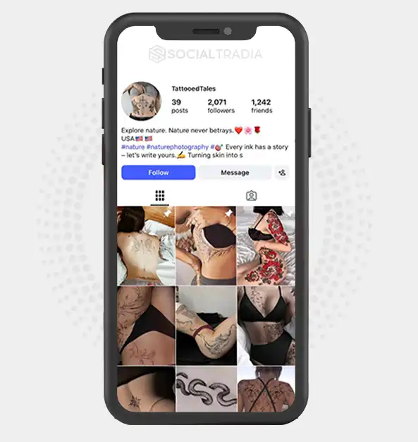 buy Instagram account tattooedtales1 (2k Followers)