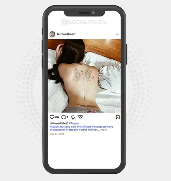 buy Instagram account tattooedtales1 (2k Followers)