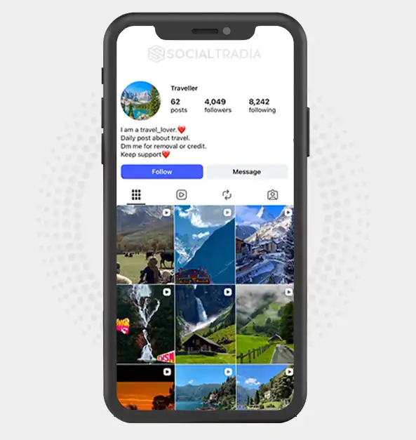 buy Instagram account travel_lover193 (4k Followers)
