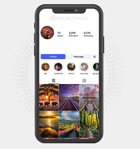 buy Instagram account TravelMuse (3.2k Followers)
