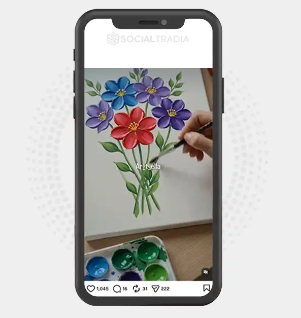 buy Instagram account Art Paint (160 Followers)