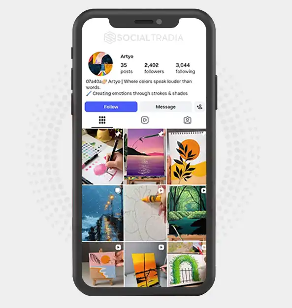 buy Instagram account __art_yo_ (2.4k Followers)