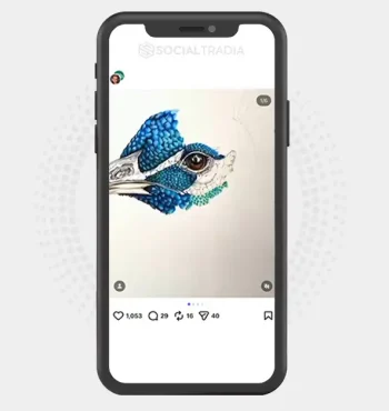 buy Instagram account ArtistHub (9.4k Followers)