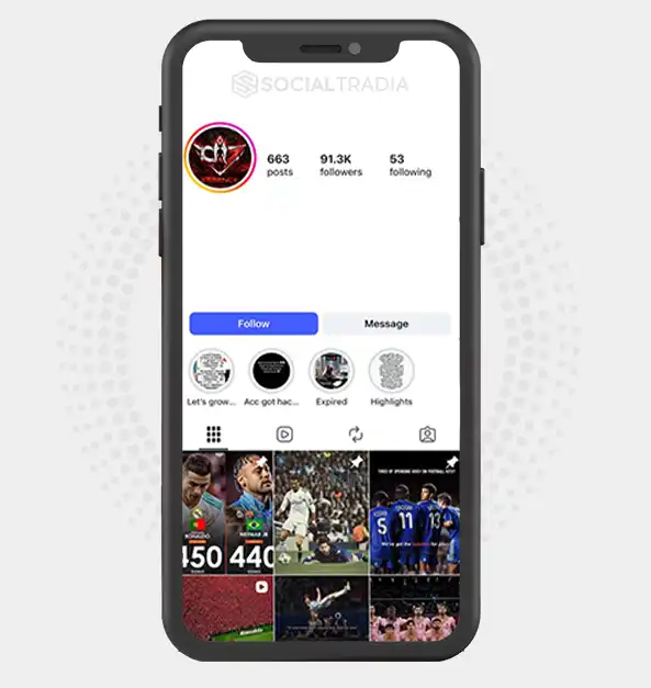 buy Instagram account CR7 Moments (91.4k Followers)
