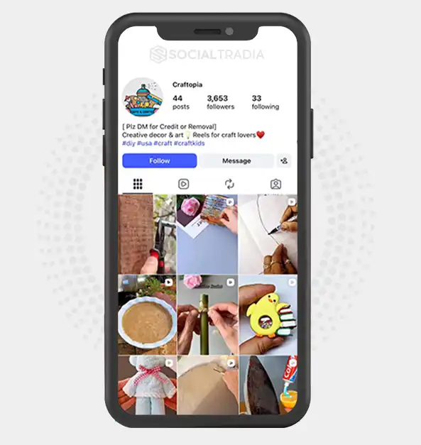 buy Instagram account craftopia.12 (3.6k Followers)