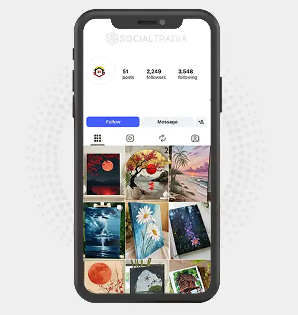 buy Instagram account CreativeExpression (2.2k Followers)
