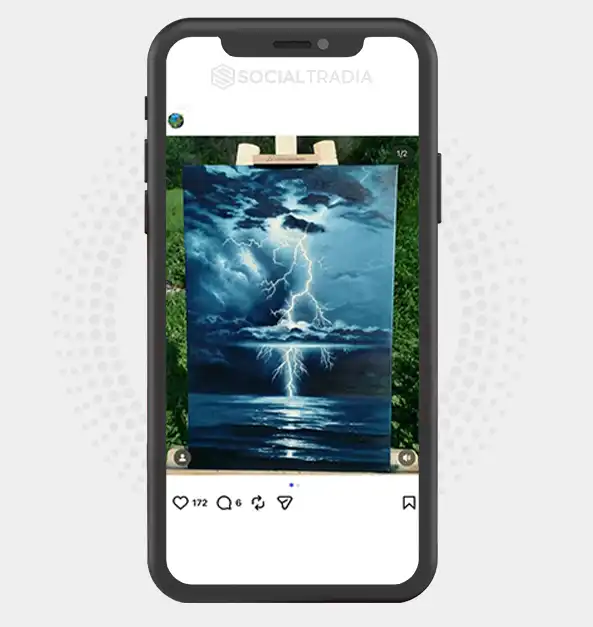 buy Instagram account CreativeExpression (2.2k Followers)