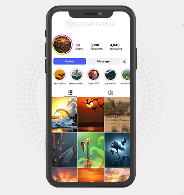 buy Instagram account DailyTravelWonders (3.1k Followers)