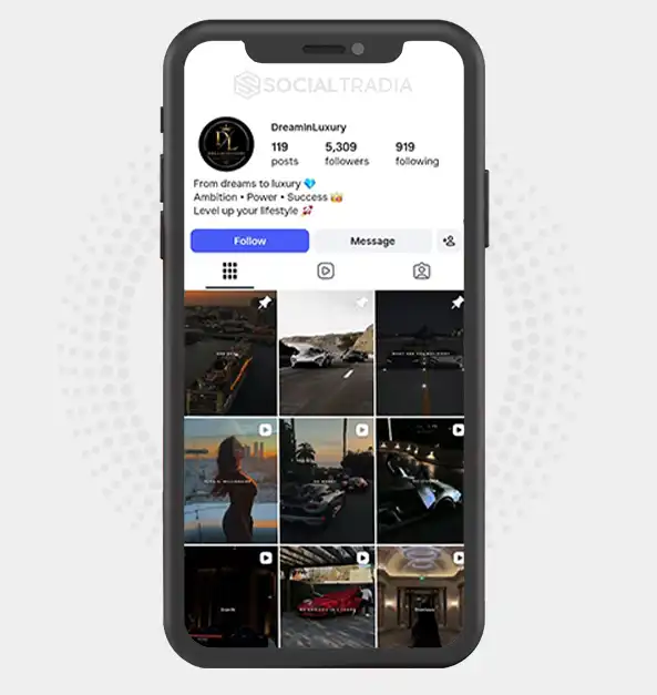 buy Instagram account dreaminluxury.official (5.3k Followers)