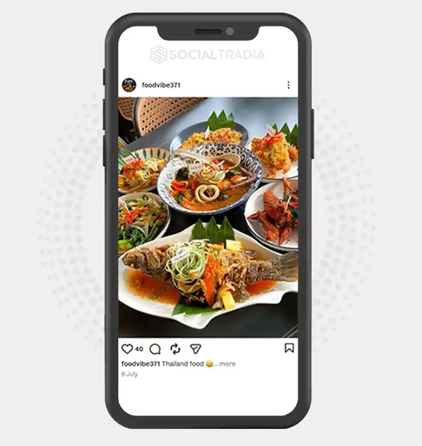 buy Instagram account foodvibe371 (2.9k Followers)
