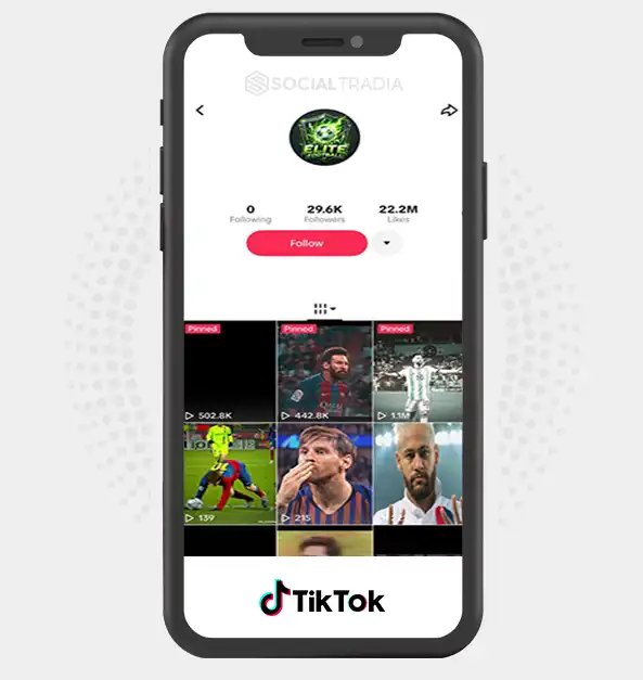 TikTok account Football Universe (29.6k Followers)