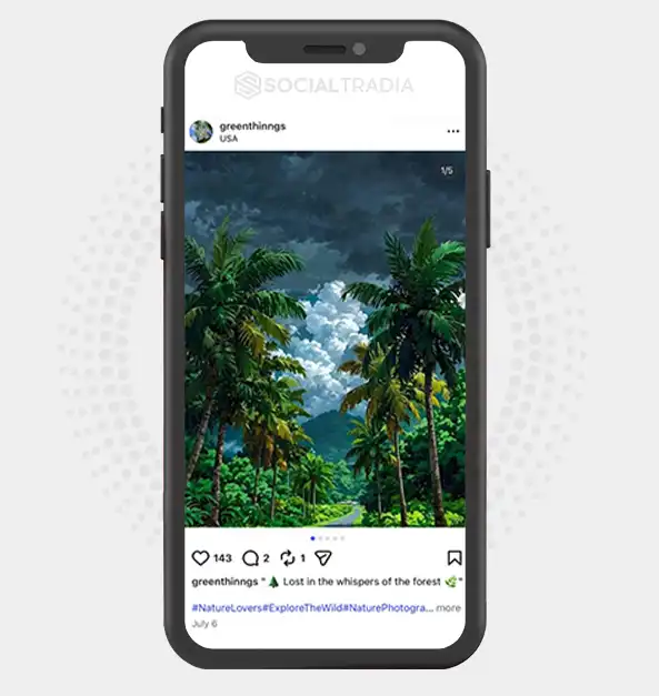 buy Instagram account greenthinngs (3.2k Followers)