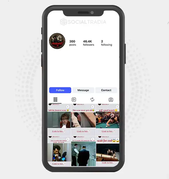 buy Instagram account HorrorNet (46.4k Followers)