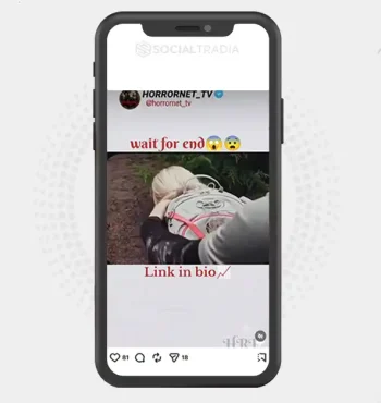 buy Instagram account HorrorNet (46.4k Followers)