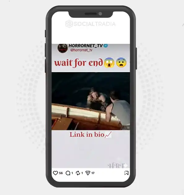 buy Instagram account HorrorNet (46.4k Followers)