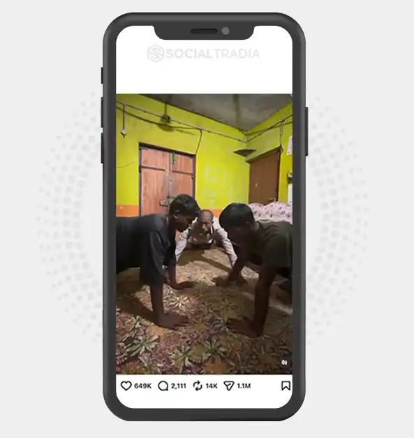 Instagram account HumorLand (84.8 k Followers)