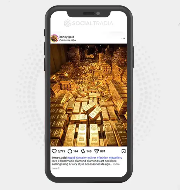 buy Instagram account imney.gold (7.8k Followers)