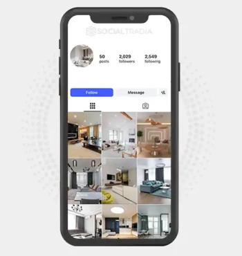 Instagram account ModernInterior (2k Followers)