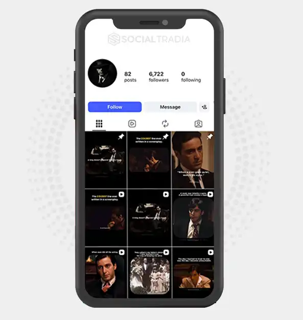 buy Instagram account Pacino Collection (6.7k Followers)