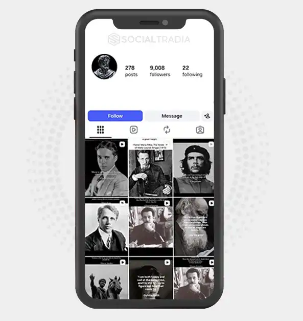 buy Instagram account PhilosophyCommunity (9k Followers)