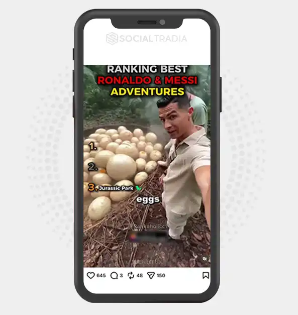 buy Instagram account RankingVidz (2.3k Followers)