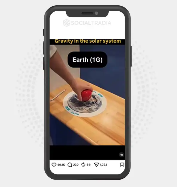 Instagram account Science Notes (10k Followers)