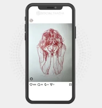 buy Instagram account Sketches (3k Followers)
