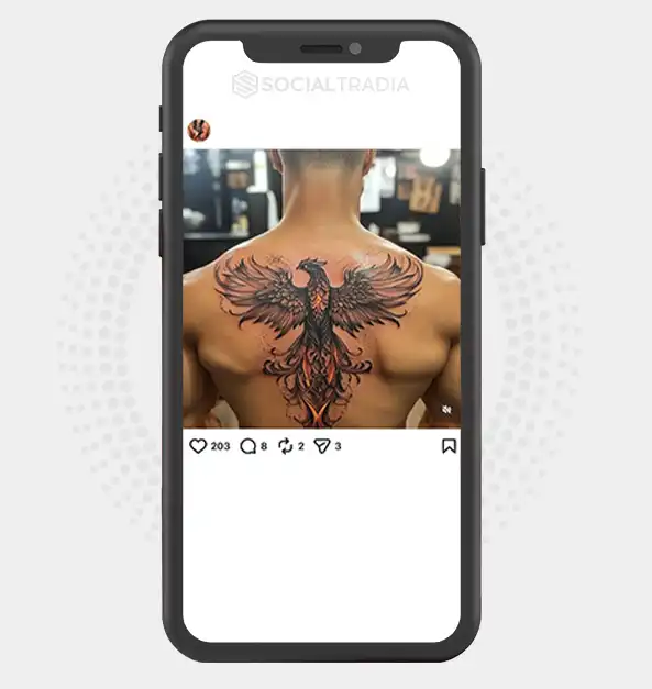 Instagram account TattooArtist (2.5k Followers)
