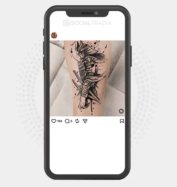 Instagram account TattooArtist (2.5k Followers)