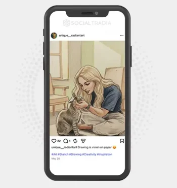 buy Instagram account unique__radiantart (2k Followers)