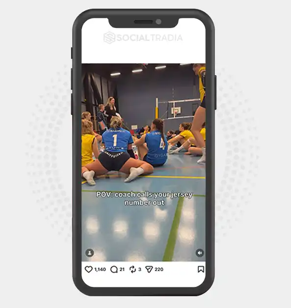 Instagram account VolleyVision (116k Followers)