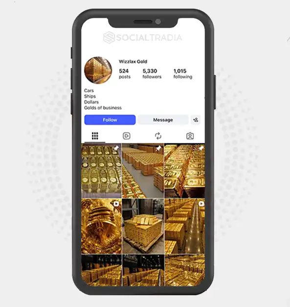 buy Instagram account wizzlax_golds7 (5.3k Followers)