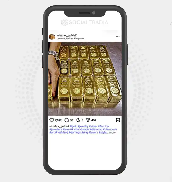 buy Instagram account wizzlax_golds7 (5.3k Followers)