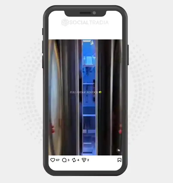Instagram account FreshRestock (3.5k Followers)