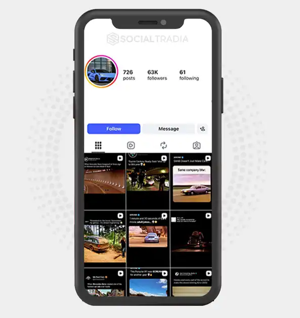 Instagram account AutoTrend (72.9k Followers)