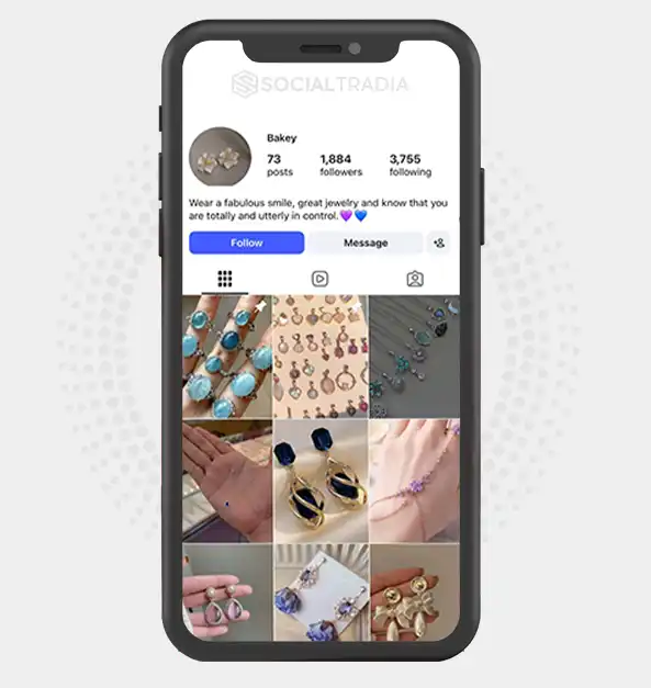 buy Instagram account backyjewel (1.8k Followers)