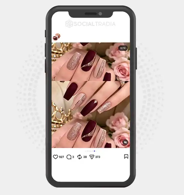 Instagram account Beauty Muse (9k Followers)