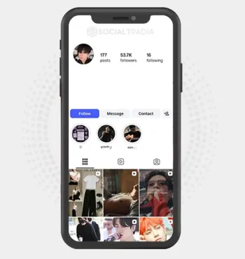 Instagram account BTS Universe (53.7k Followers)