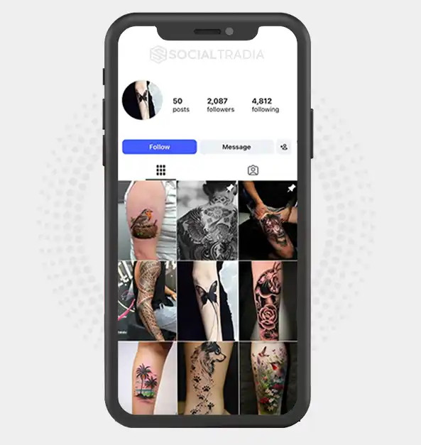 Instagram account Cool Tattoos (2.1k Followers)