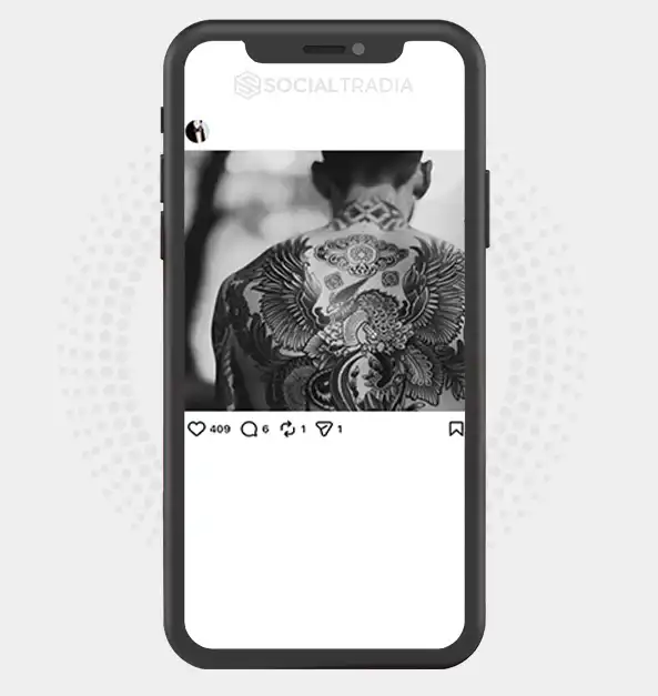 Instagram account Cool Tattoos (2.1k Followers)
