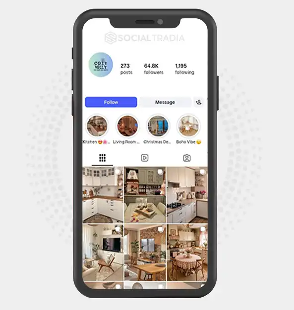 Instagram account Cozy Interiors (64.8k Followers)