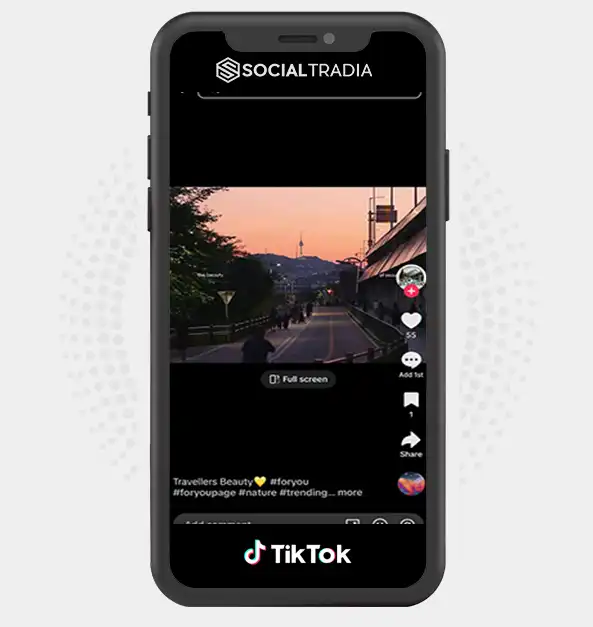 TikTok account ExploringTheWorld (3 k Followers)