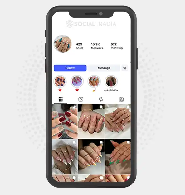 Instagram account Luxe Beauty (15.2k Followers)