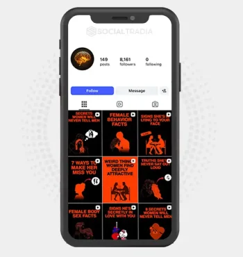Instagram account Mind Patterns (8.1k Followers)
