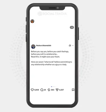Instagram account ModernLove (114k Followers)