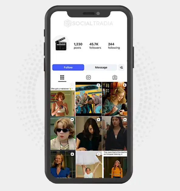 buy Instagram account MovieClub (45.5k Followers)