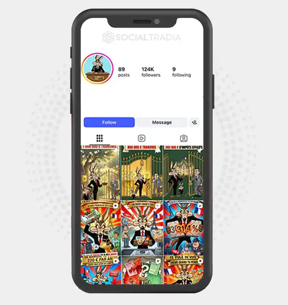 Instagram account Mr Coyote (122k Followers)